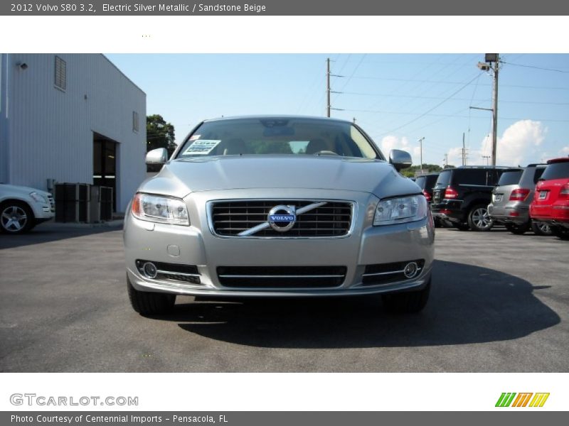 Electric Silver Metallic / Sandstone Beige 2012 Volvo S80 3.2