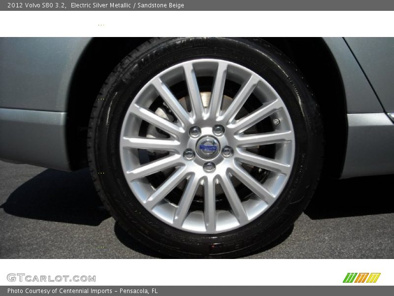 Electric Silver Metallic / Sandstone Beige 2012 Volvo S80 3.2