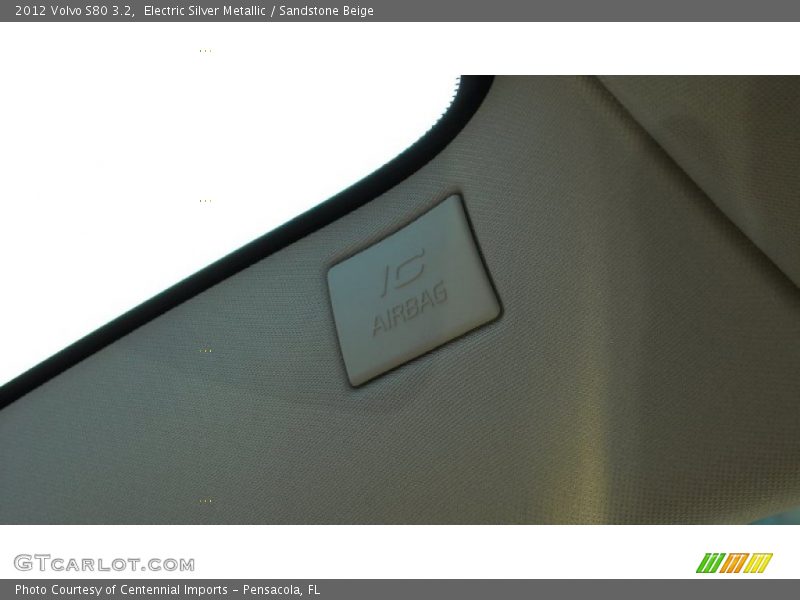 Electric Silver Metallic / Sandstone Beige 2012 Volvo S80 3.2