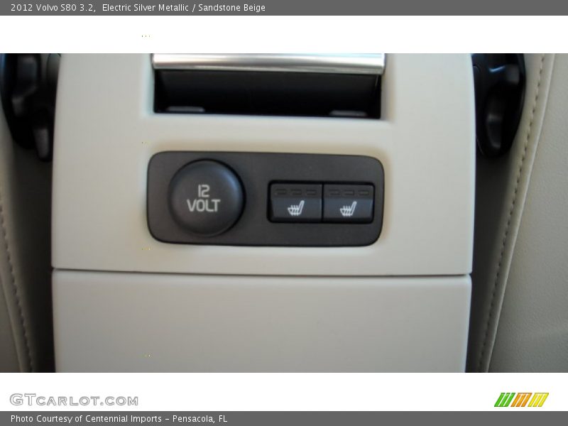 Electric Silver Metallic / Sandstone Beige 2012 Volvo S80 3.2