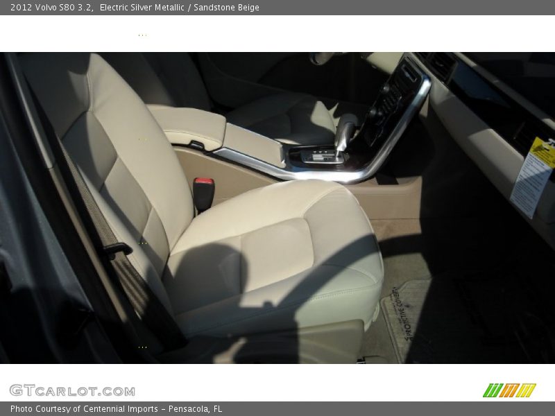 Electric Silver Metallic / Sandstone Beige 2012 Volvo S80 3.2
