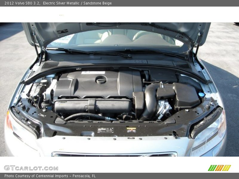 Electric Silver Metallic / Sandstone Beige 2012 Volvo S80 3.2