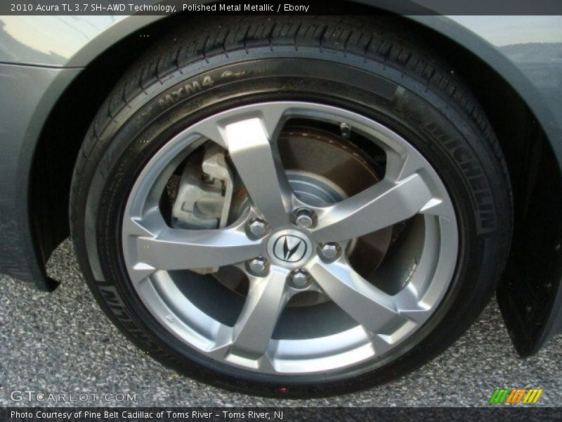 Polished Metal Metallic / Ebony 2010 Acura TL 3.7 SH-AWD Technology