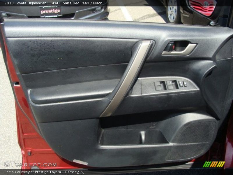 Salsa Red Pearl / Black 2010 Toyota Highlander SE 4WD