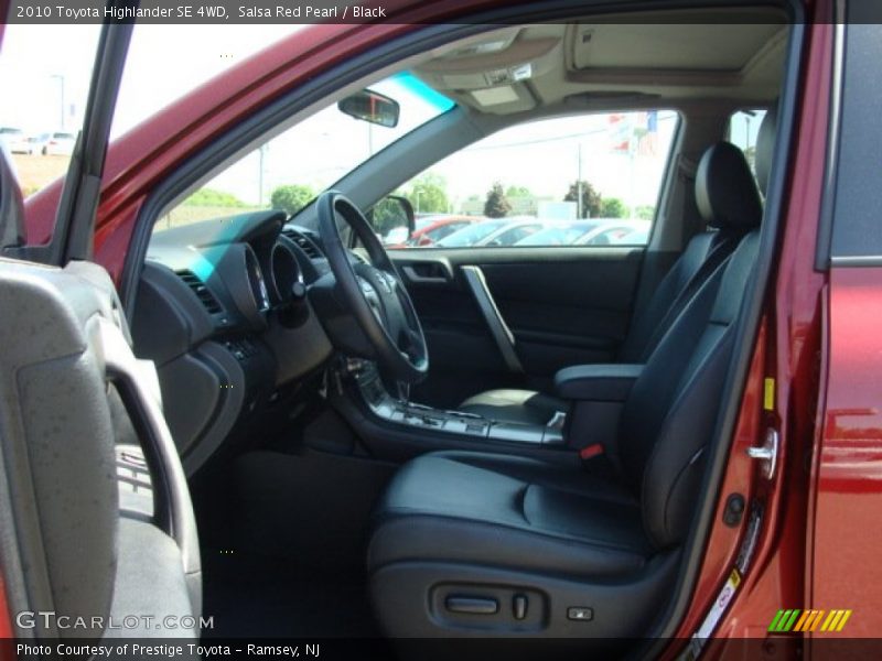 Salsa Red Pearl / Black 2010 Toyota Highlander SE 4WD
