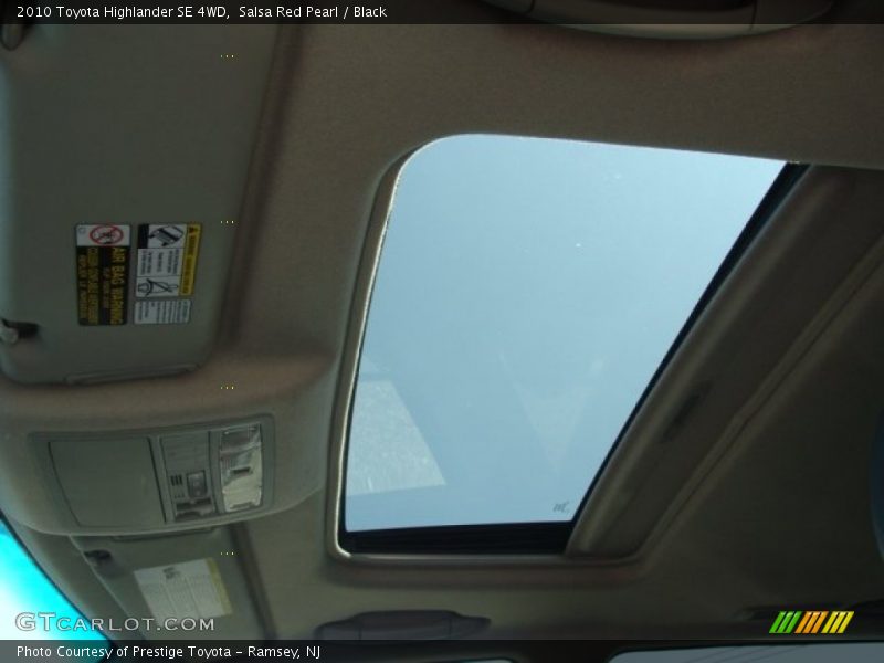 Salsa Red Pearl / Black 2010 Toyota Highlander SE 4WD