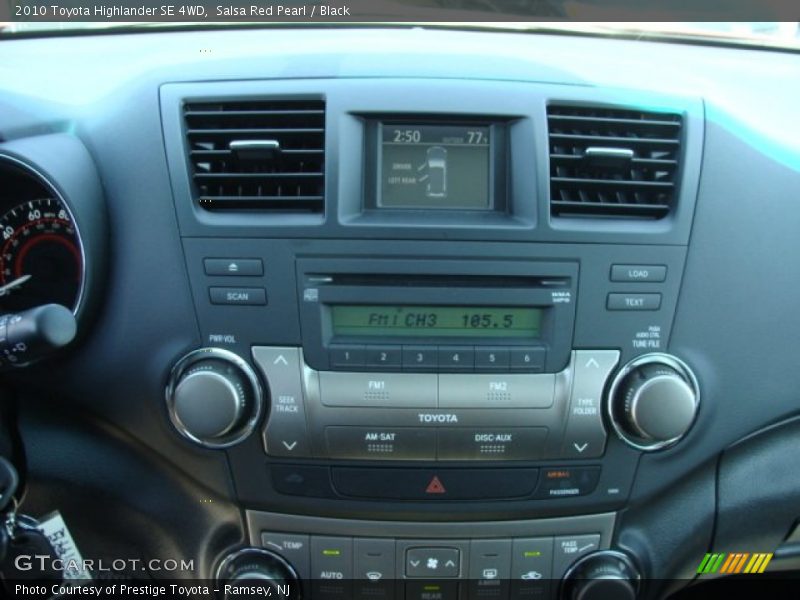 Salsa Red Pearl / Black 2010 Toyota Highlander SE 4WD