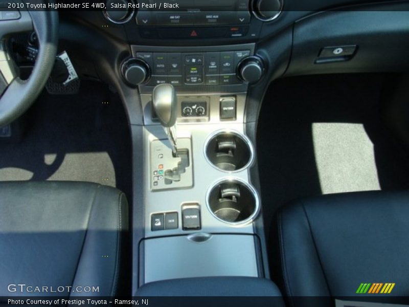 Salsa Red Pearl / Black 2010 Toyota Highlander SE 4WD