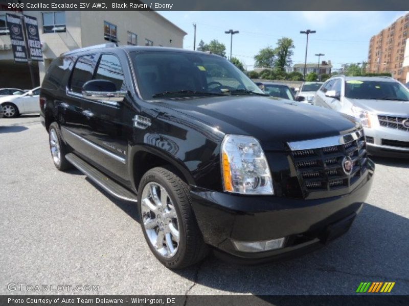 Black Raven / Ebony 2008 Cadillac Escalade ESV AWD