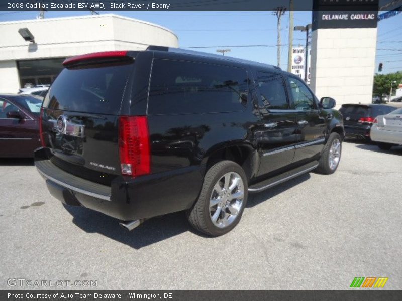 Black Raven / Ebony 2008 Cadillac Escalade ESV AWD