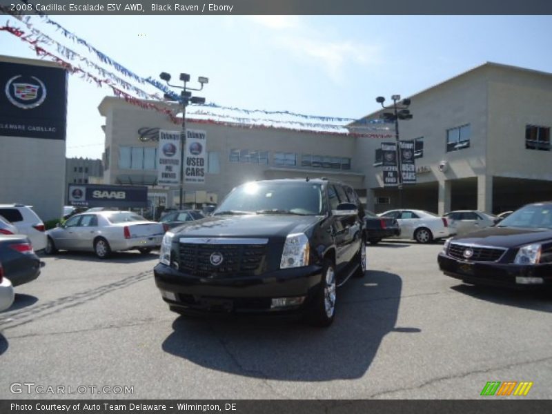 Black Raven / Ebony 2008 Cadillac Escalade ESV AWD