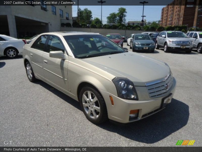Gold Mist / Cashmere 2007 Cadillac CTS Sedan