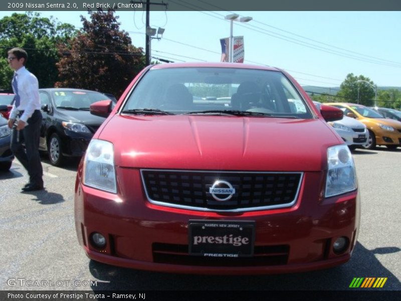 Red Brick / Charcoal 2009 Nissan Sentra 2.0