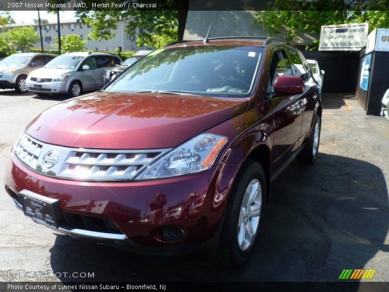 Merlot Pearl / Charcoal 2007 Nissan Murano S AWD