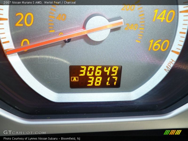 Merlot Pearl / Charcoal 2007 Nissan Murano S AWD