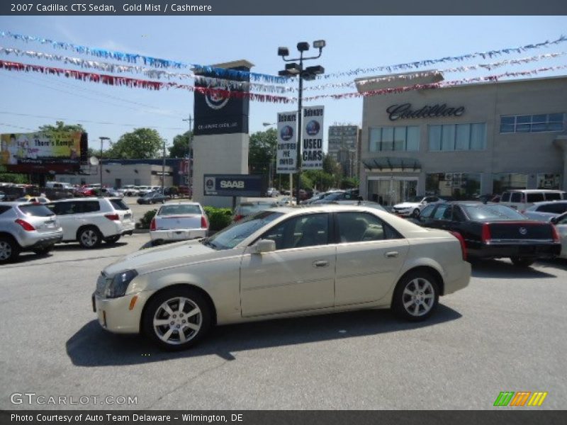 Gold Mist / Cashmere 2007 Cadillac CTS Sedan
