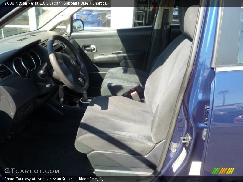 Sapphire Blue / Charcoal 2008 Nissan Versa 1.8 S Sedan