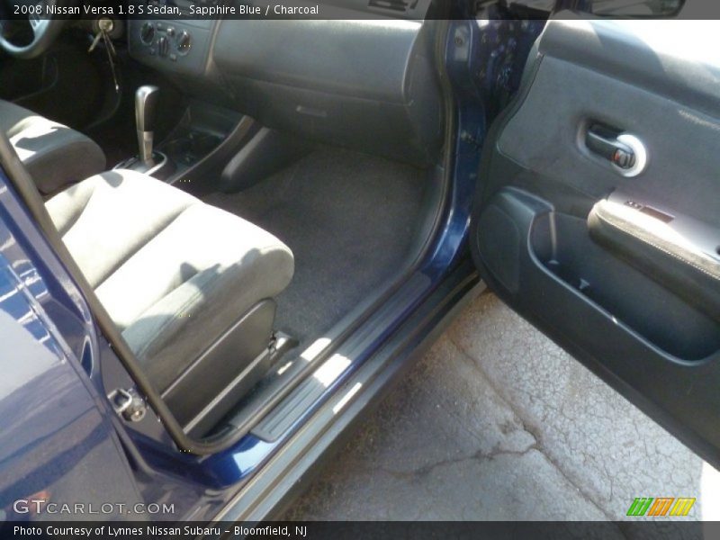 Sapphire Blue / Charcoal 2008 Nissan Versa 1.8 S Sedan