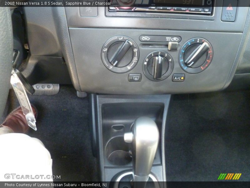 Sapphire Blue / Charcoal 2008 Nissan Versa 1.8 S Sedan