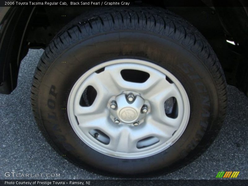 Black Sand Pearl / Graphite Gray 2006 Toyota Tacoma Regular Cab
