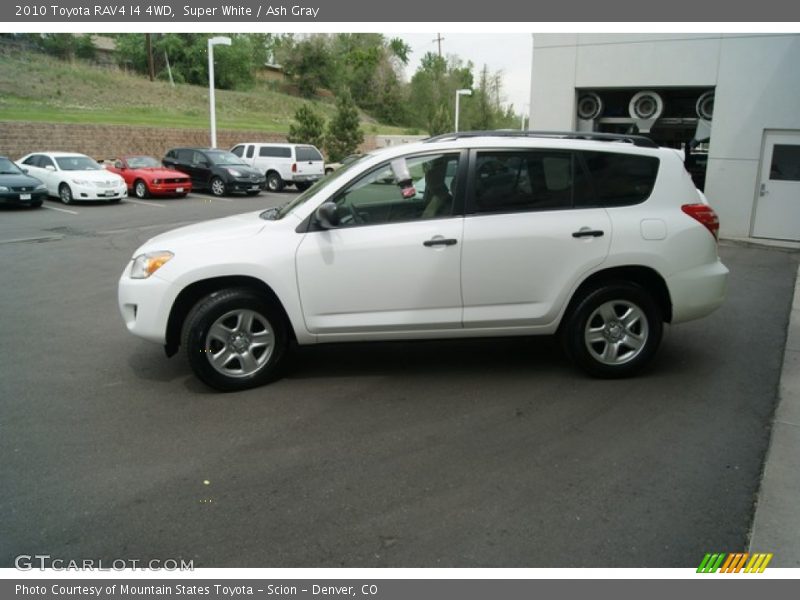 Super White / Ash Gray 2010 Toyota RAV4 I4 4WD