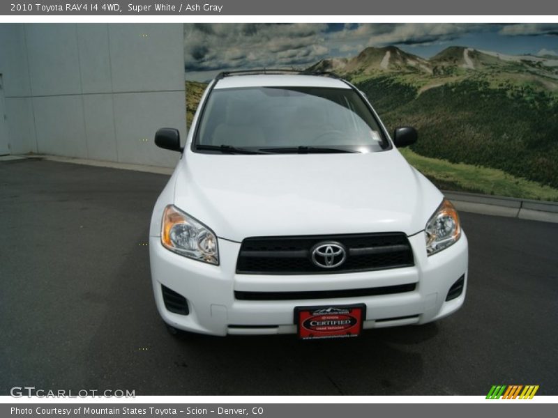 Super White / Ash Gray 2010 Toyota RAV4 I4 4WD