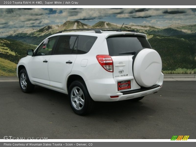 Super White / Ash Gray 2010 Toyota RAV4 I4 4WD