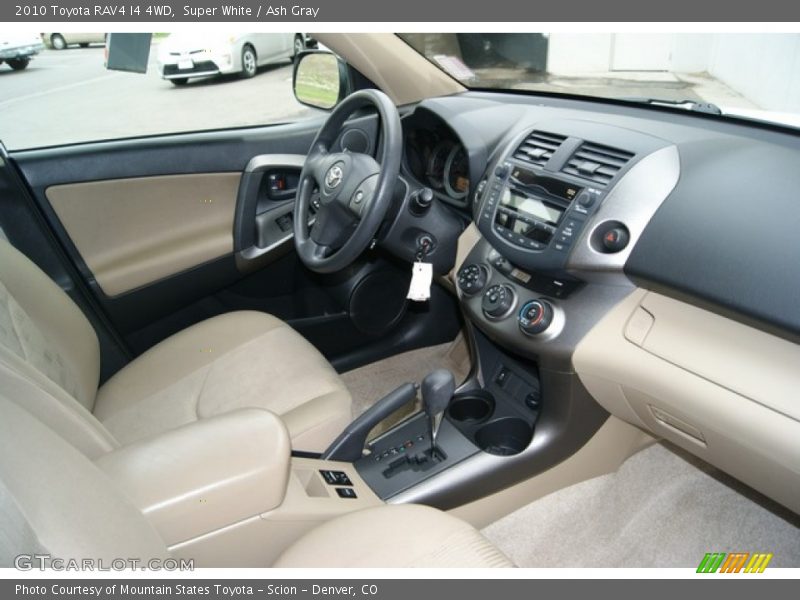 Super White / Ash Gray 2010 Toyota RAV4 I4 4WD