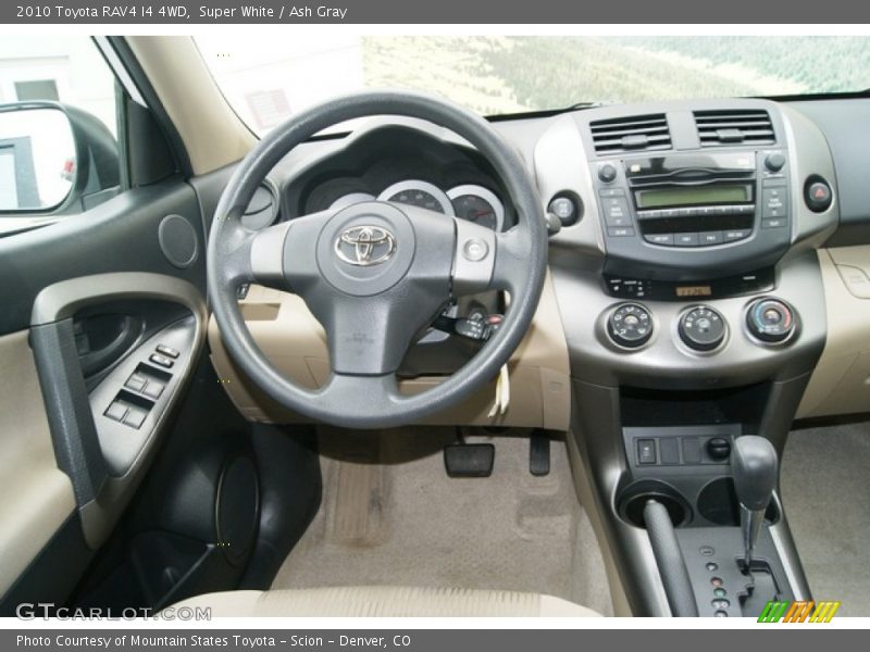 Super White / Ash Gray 2010 Toyota RAV4 I4 4WD