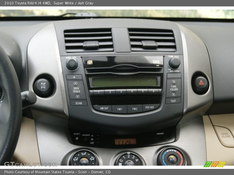 Super White / Ash Gray 2010 Toyota RAV4 I4 4WD