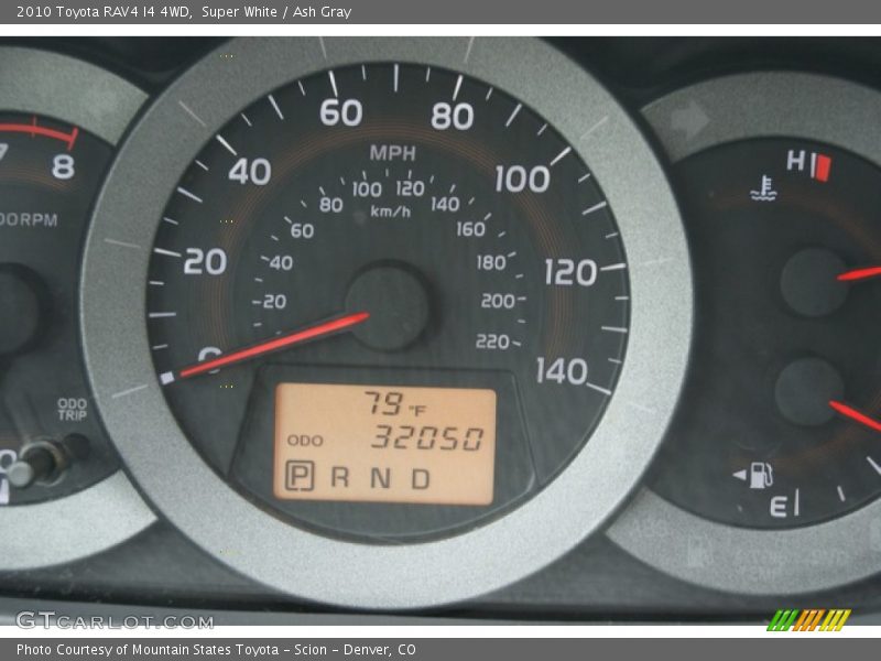 Super White / Ash Gray 2010 Toyota RAV4 I4 4WD