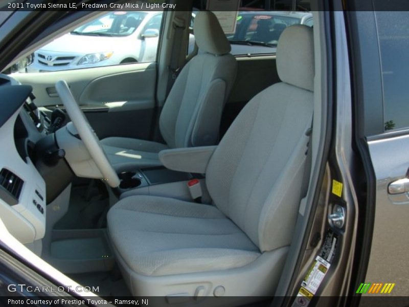 Predawn Gray Mica / Light Gray 2011 Toyota Sienna LE