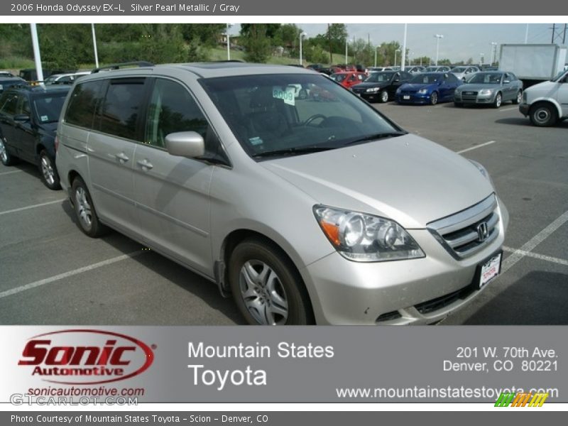 Silver Pearl Metallic / Gray 2006 Honda Odyssey EX-L