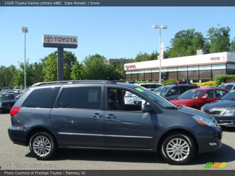 Slate Metallic / Stone 2008 Toyota Sienna Limited AWD