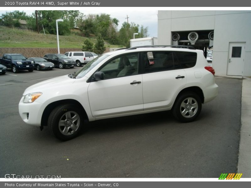 Super White / Ash Gray 2010 Toyota RAV4 I4 4WD