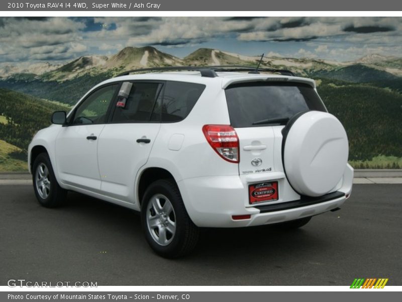 Super White / Ash Gray 2010 Toyota RAV4 I4 4WD