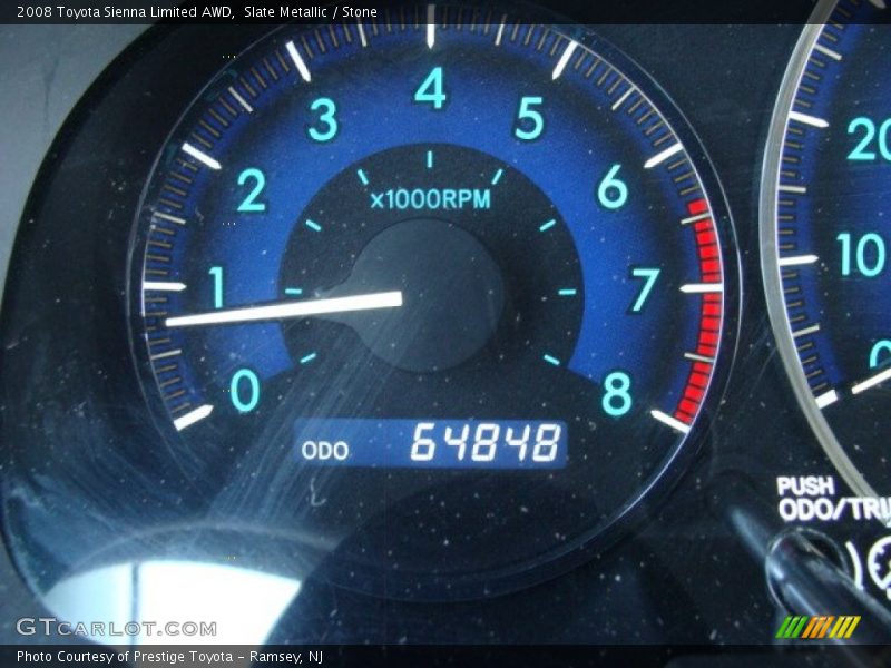 Slate Metallic / Stone 2008 Toyota Sienna Limited AWD