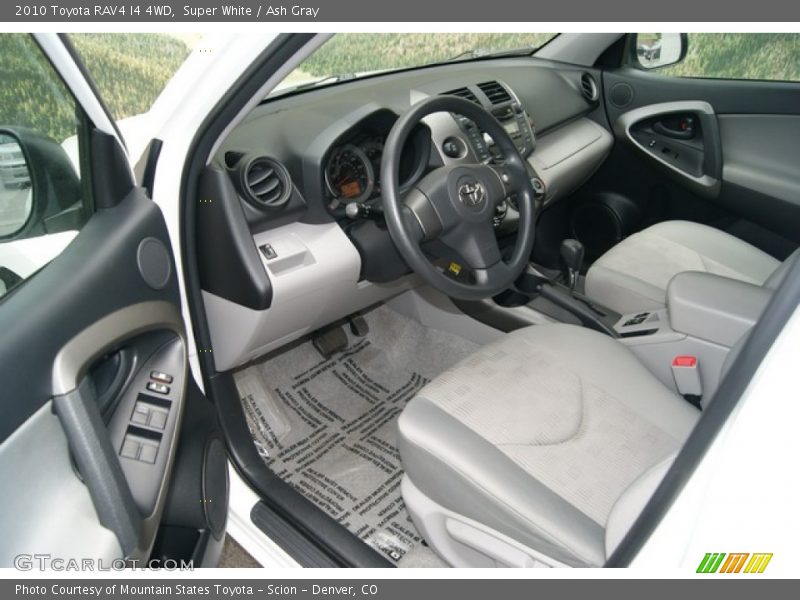 Super White / Ash Gray 2010 Toyota RAV4 I4 4WD