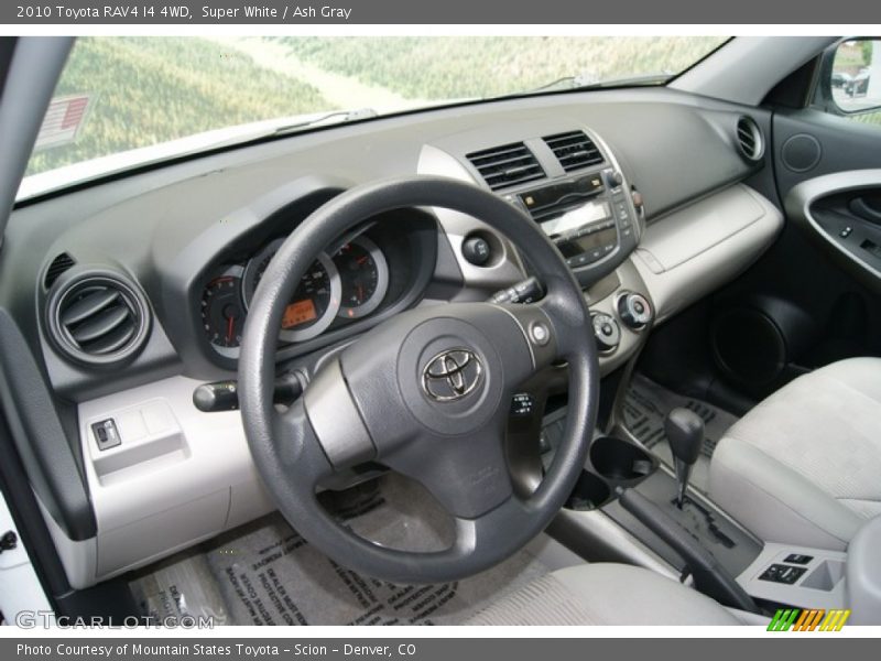 Super White / Ash Gray 2010 Toyota RAV4 I4 4WD