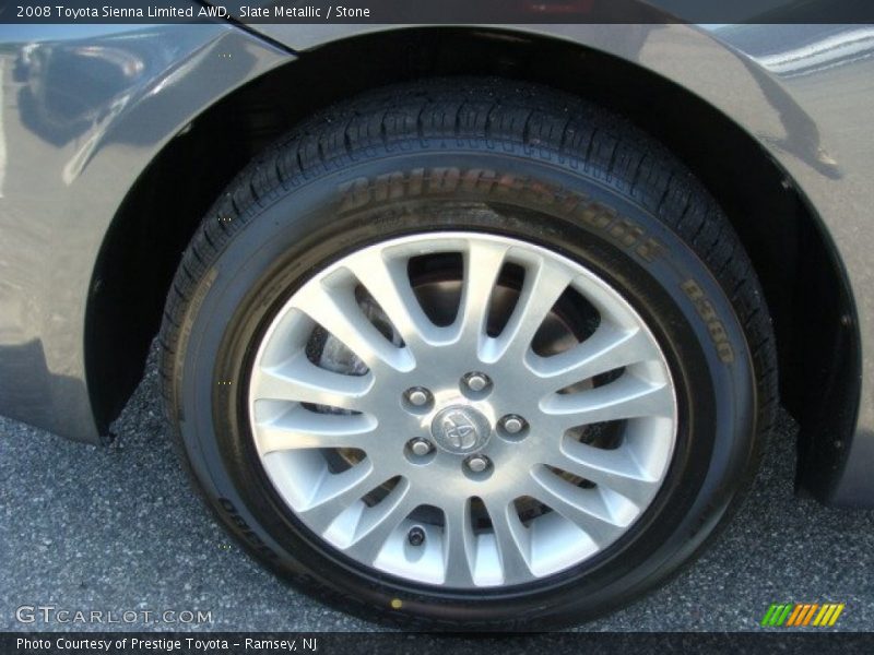 Slate Metallic / Stone 2008 Toyota Sienna Limited AWD