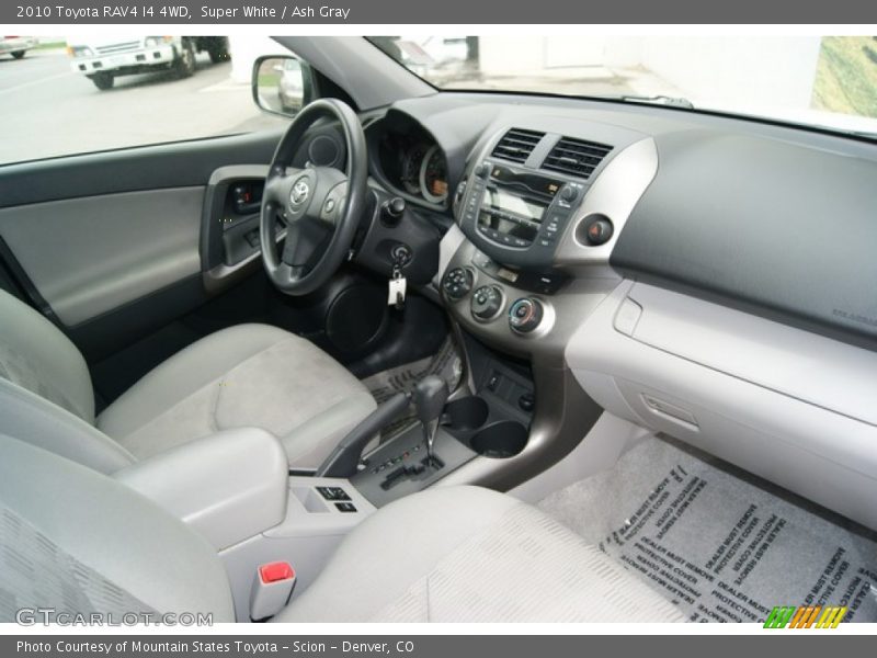 Super White / Ash Gray 2010 Toyota RAV4 I4 4WD