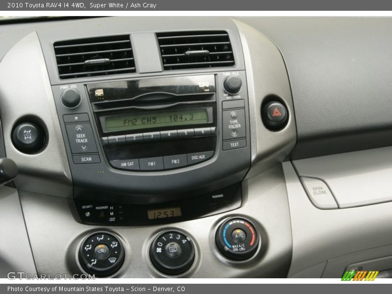 Super White / Ash Gray 2010 Toyota RAV4 I4 4WD