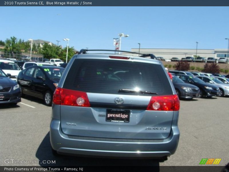 Blue Mirage Metallic / Stone 2010 Toyota Sienna CE