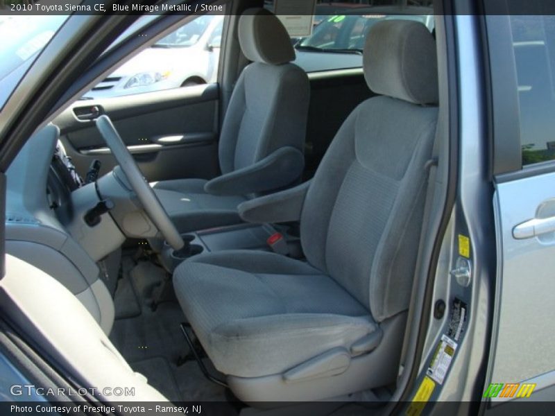 Blue Mirage Metallic / Stone 2010 Toyota Sienna CE