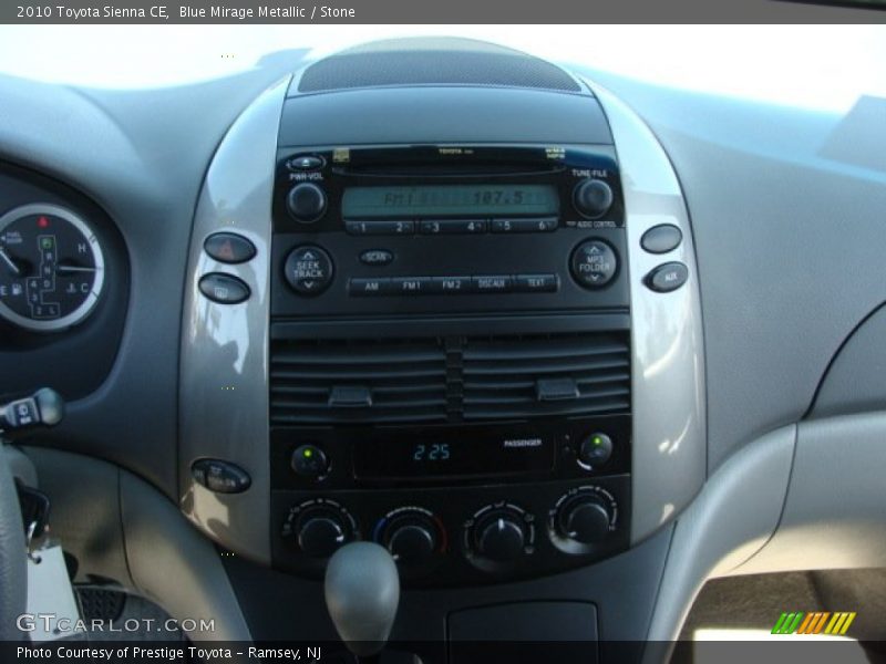 Blue Mirage Metallic / Stone 2010 Toyota Sienna CE