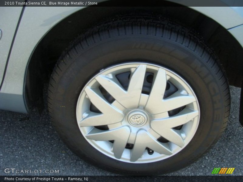 Blue Mirage Metallic / Stone 2010 Toyota Sienna CE