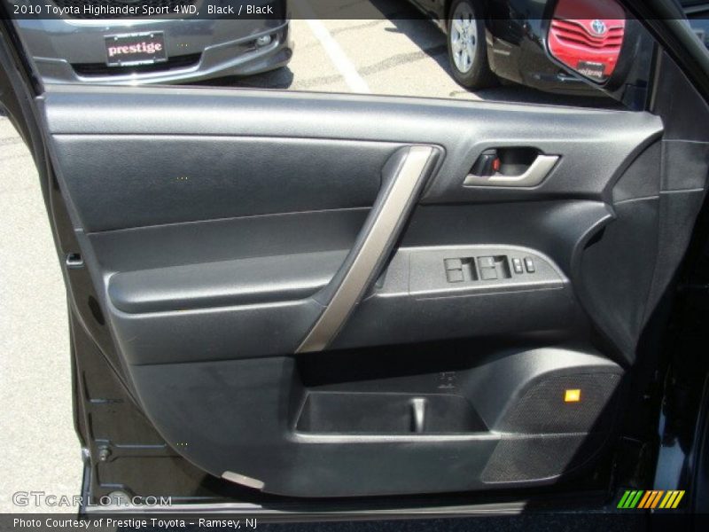 Black / Black 2010 Toyota Highlander Sport 4WD