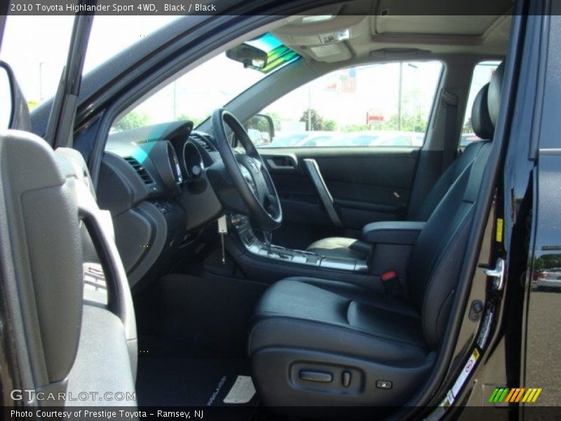 Black / Black 2010 Toyota Highlander Sport 4WD