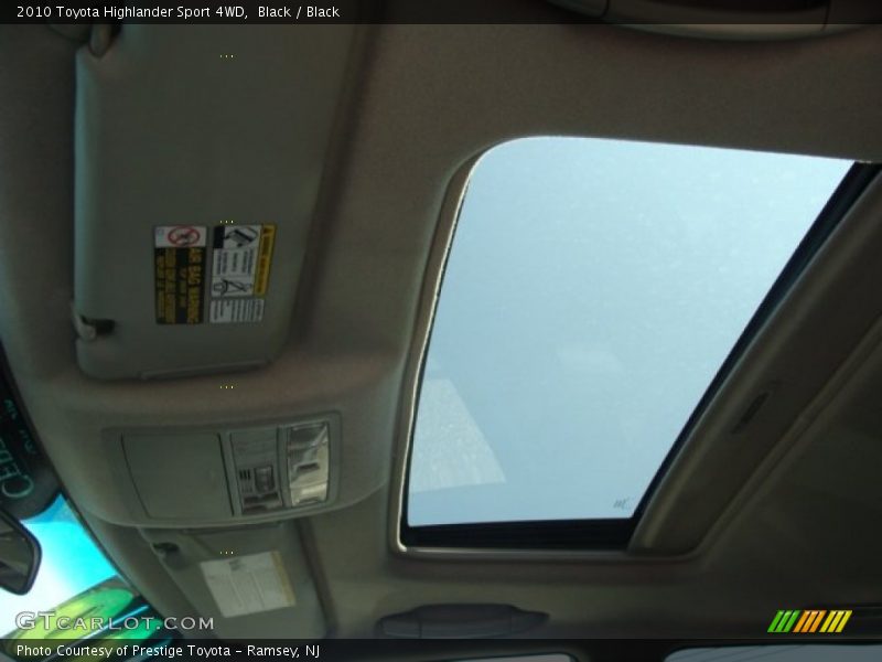 Black / Black 2010 Toyota Highlander Sport 4WD