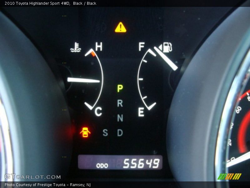Black / Black 2010 Toyota Highlander Sport 4WD